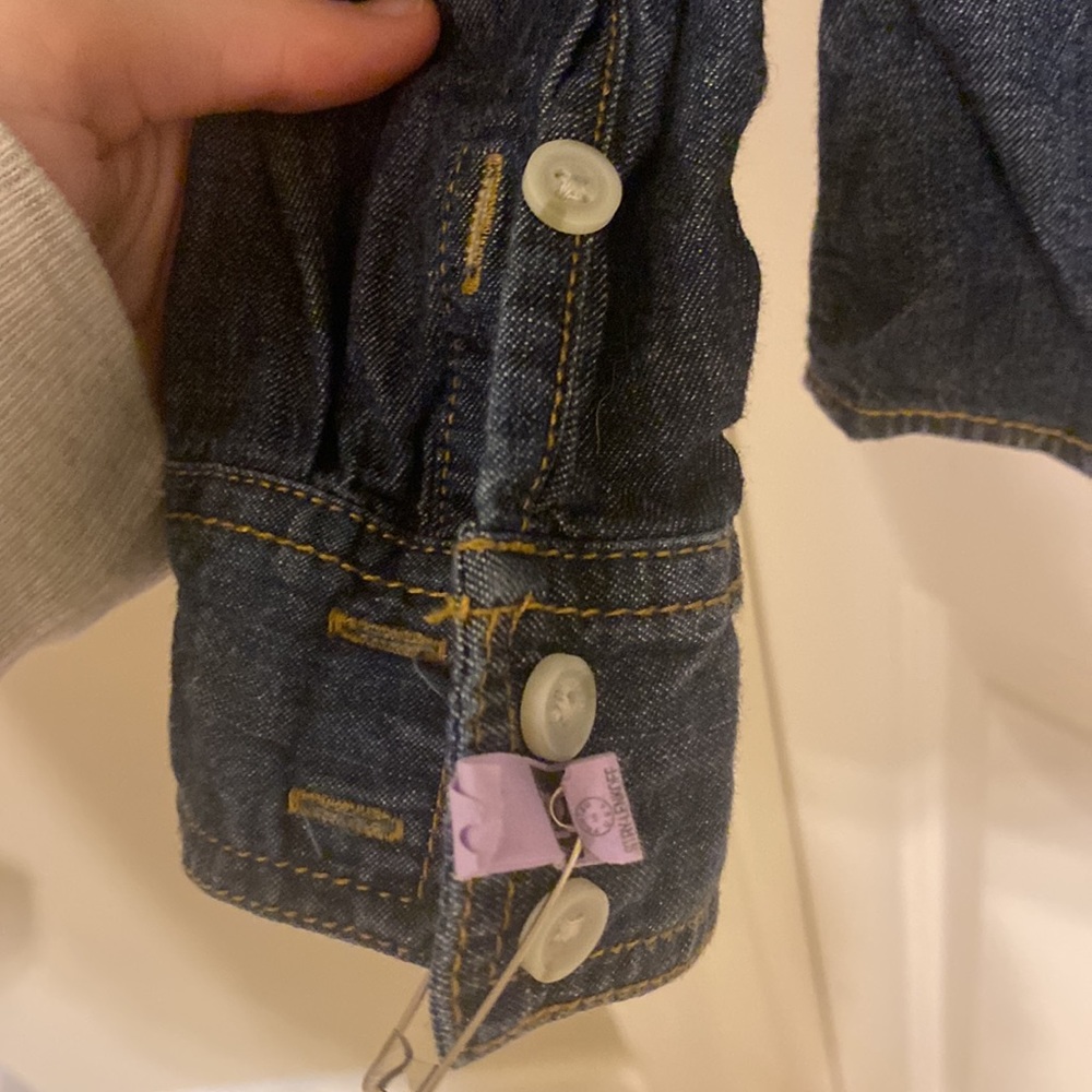 Denim Button-Down Shirt - Picture 3 of 7